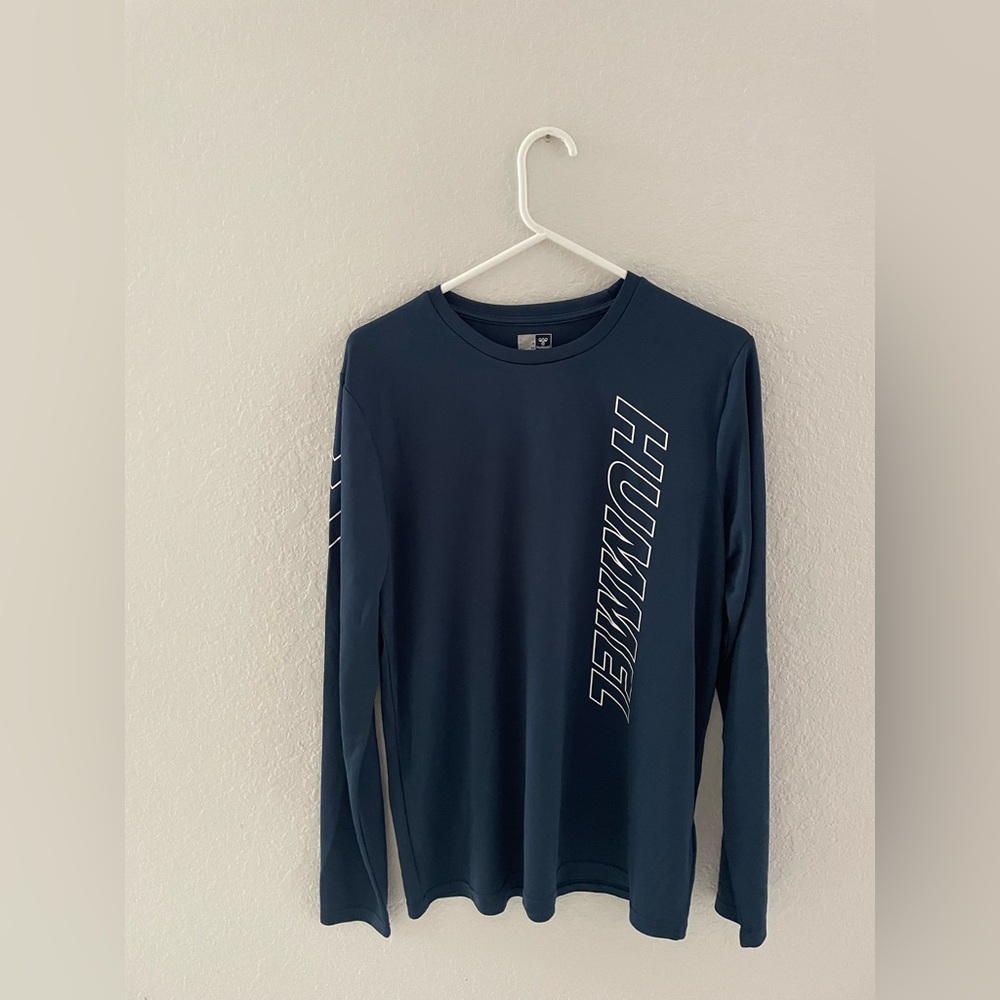 HUMMEL TRAINING ESSENTIALS Top BEECOOL Dark Blue Long sleeve size L